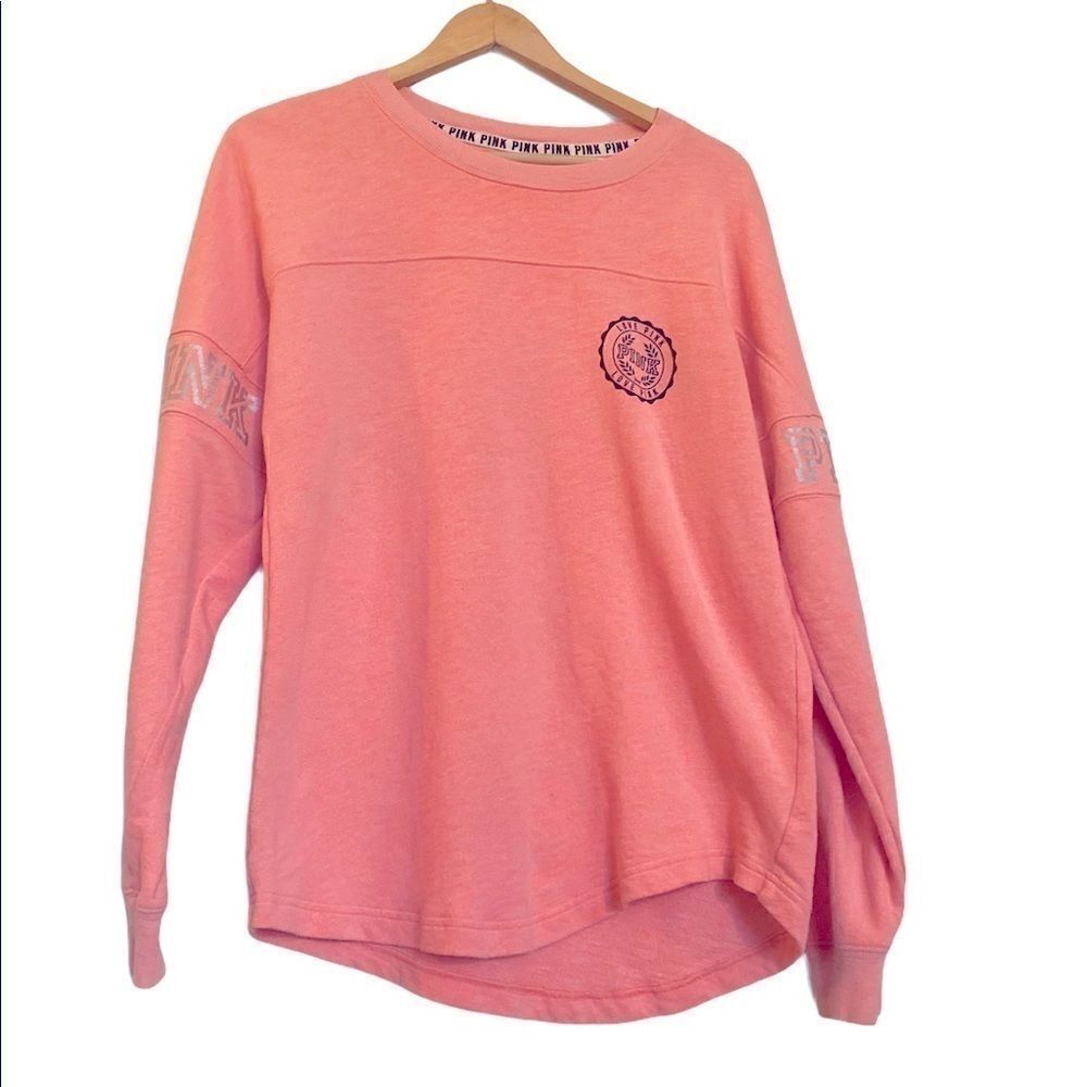 PINK Victoria’s Secret Coral Crewneck Sweatshirt